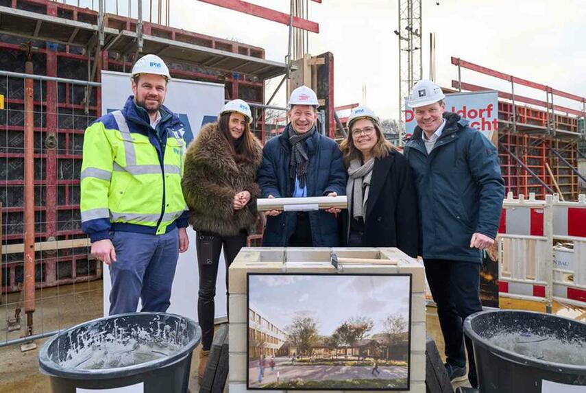 Grundsteinlegung an der Schillstraße