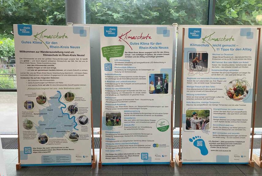 „Gutes Klima für den Rhein-Kreis Neuss“: Wanderausstellung in der Rathausgalerie in Kaarst zu sehen