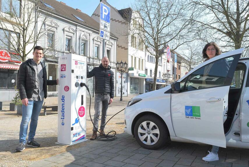 NEW erweitert E-Lademöglichkeiten - Stabsstelle Klimaschutz: Verteilung der Standorte verbessert